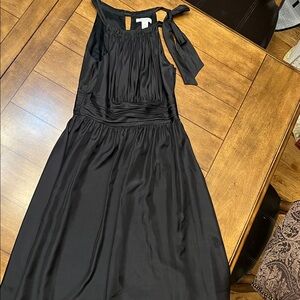White House/Black Market Silk Ruched Dress